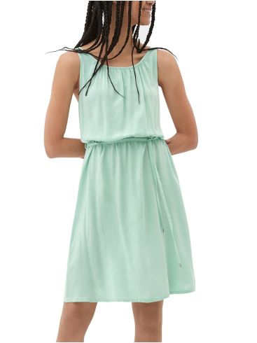 S.OLIVER Τυρκουάζ αμάνικο φόρεμα 2132725-6092 Pastel Turquoise