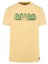 FUNKY BUDDHA Men's yellow T-Shirt FBM007-037-04 VANILLA YELLOW