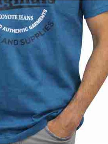 FORESTAL Men's blue short sleeve t-shirt 701284 Royal 62