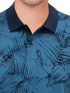 FORESTAL Ανδρικό μπλέ κοντομάνικο πικέ πόλο μπλουζάκι 721639