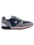 US GRAND POLO Ανδρικό μπλέ γκρί παπούτσι sneakers GPM313110 4132 Blue Gray