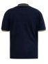 DUKE Ανδρική μπλέ κοντομάνικη πικέ πόλο μπλούζα (έως 7XL) 611312 HAMFORD 1 Dark Navy