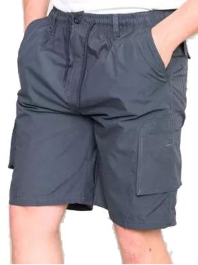 DUKE Men's gray cargo shorts (up to 7XL) KS20462A NICK D555 Dark Grey