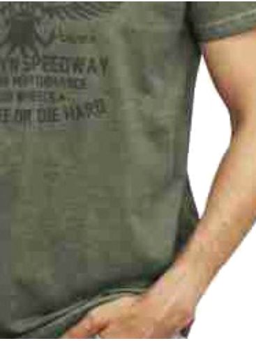 FORESTAL Ανδρικό λαδί κοντομάνικο μπλουζάκι t-shirt 701-282 Kaki 73