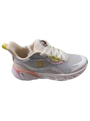 SOPRANI SPORTS Italian women's grey sneaker 216930 52 White lemon