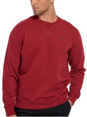 More about FUNKY BUDDHA Men's red long sleeve sweatshirt FBM008-003-06 CRANBERRY