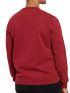 FUNKY BUDDHA Men's red long sleeve sweatshirt FBM008-003-06 CRANBERRY