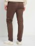 FUNKY BUDDHA Men's brown trousers FBM008-001-02 CORD