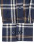 LOSAN Men's Blue Long Sleeve Flannel Shirt LMNAP0102_23015 625 Navy