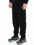 EMERSON Men's black sweat suit pants, side pockets, elasticated hem. 50% Polyester - 50% Cotton. 222.EM25.65 Black ..