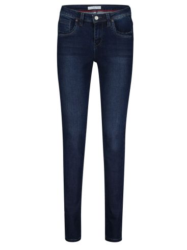 RED BUTTON Dutch Women's Dark Blue Skinny Jeans SRB3801-DARKSTONE