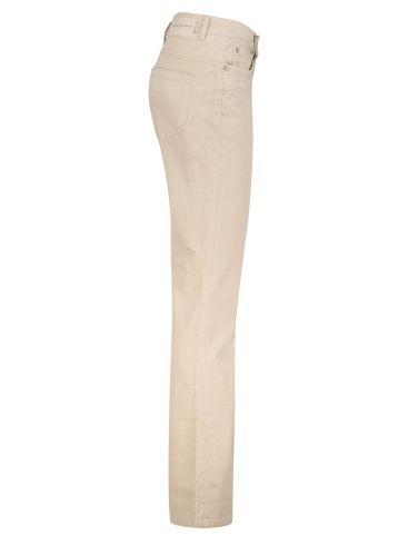 RED BUTTON Dutch Women's Cream Corduroy trousers SRB4089-STONE
