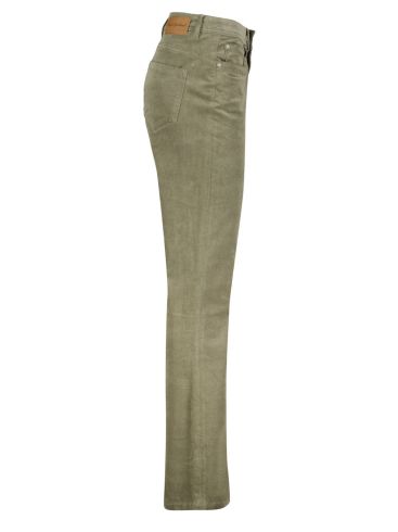 RED BUTTON Women's Dutch Olive Corduroy Jeans SRB4089-SAGE