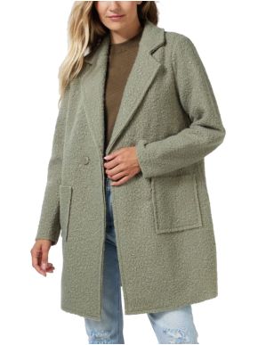 ESQUALO Women's olive coat F23 17519 315 Army Green