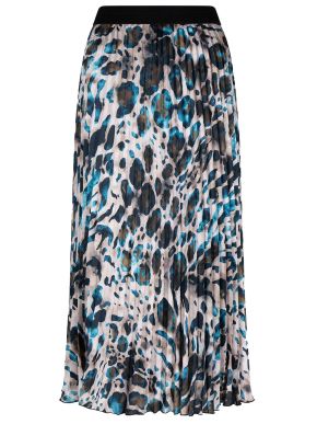 More about ESQUALO Dutch pleated animal print skirt F23 14512 Print