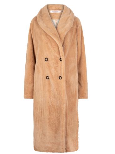 ESQUALO Γυναικείο κάμελ μακρύ παλτό. 37514 Camel