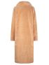 ESQUALO Women's camel long coat. 37514 Camel