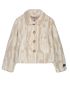 RINO PELLE Dutch women's off-white fur jacket Vie 7012310 Soft Ikat