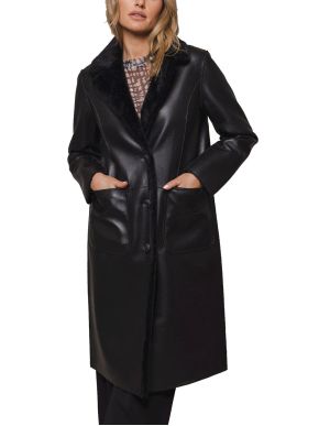 RINO PELLE Dutch Women's Black Reversible Coat, Jula 7002310 Black