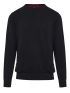 FUNKY BUDDHA Men's black long sleeve sweater FBM008-001-09 BLACK
