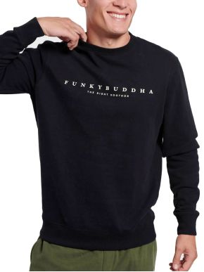 More about FUNKY BUDDHA Men's black long sleeve sweatshirt FBM008-094-06 BLACK