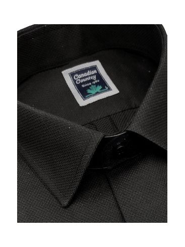 CANADIAN COUNTRY Ανδρικό μαύρο μακρυμάνικο πουκάμισο 5100-2