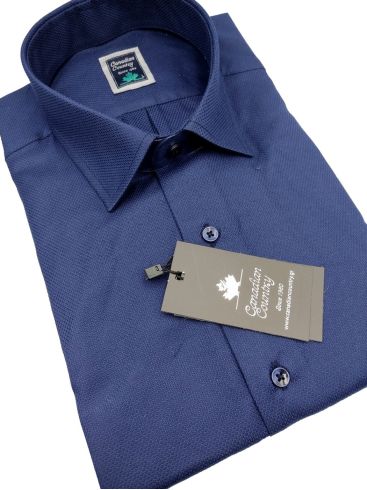 CANADIAN COUNTRY Ανδρικό μπλέ μακρυμάνικο πουκάμισο 5100-1