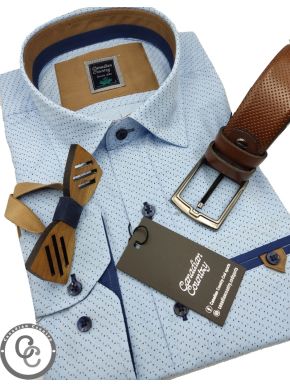 CANADIAN COUNTRY Men's Light Blue Long Sleeve Shirt 5350-13