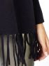 ESQUALO Women's black knitted cardigan F23 07512 000 Black
