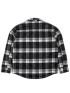 LOSAN Men's Black Long Sleeve Flannel Shirt LMNAP0102-23020-002 Black