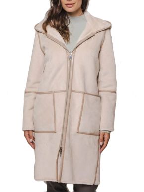 RINO PELLE Double-sided Dutch women's coat Ova 7002310 stone