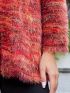 ANNA RAXEVSKY Knitted red cardigan D23201 RED