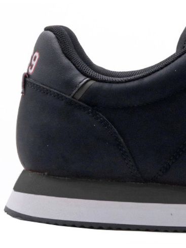 US GRAND POLO Ανδρικό μαύρο παπούτσι sneakers GPM323212-2051 Black Mattone