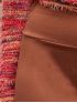 ANNA RAXEVSKY Women's chocolate elastic trousers T23200 CHOCO