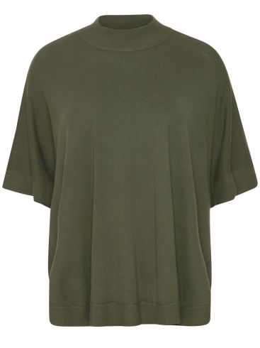 FRANSA Women's olive blouse 20613053-190419