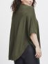 FRANSA Women's olive blouse 20613053-190419