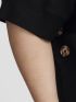 FRANSA Plus Size Women's black blouse 20613053-200113