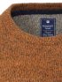 REDMOND Men's camel knitted blouse