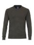 REDMOND Ανδρική λαδί πλεκτή μπλούζα πουλόβερ