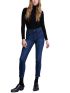 SARAH LAWRENCE Women's blue high waist skinny pants 2-450031 navy