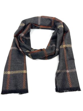 More about LEGEND Unisex gray maroon double-sided scarf LGS-3021-118