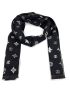 LEGEND Unisex gray-black scarf LGS-3021-143