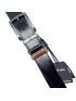 LEGEND Men's double-sided black-brown leather belt LGD-2021-B