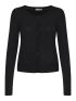 FRANSA Women's black knitted viscose cardigan 20600437-60096