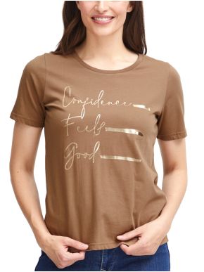 More about FRANSA Women's brown t-shirt 20613424-202650 Brown