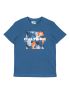 LOSAN Men's Blue Short Sleeve T-Shirt, Print LMNAP0103_24013