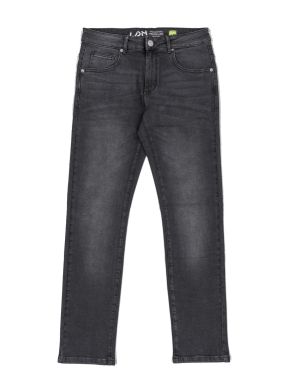 LOSAN Men's charcoal stretch jeans LMNAP0401_23013