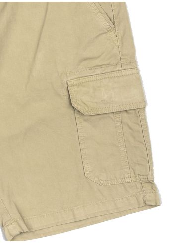 LOSAN Men's beige bermuda shorts LMNAP0403_24009 BEIGE