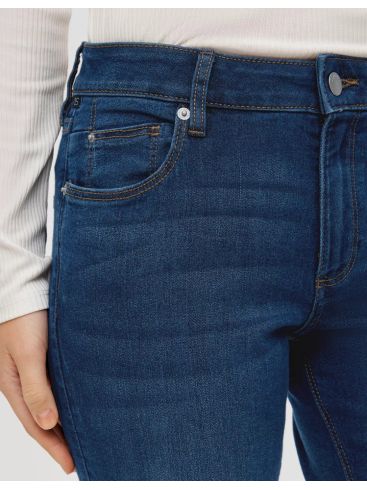 S.OLIVER Γυναικείο ελαστικό πετροπλυμένο παντελόνι τζιν 2149598-57Z2