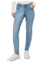 S.OLIVER Women's light blue elastic stonewashed jeans 2149598-53Z2